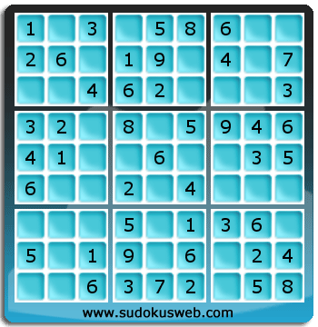 Sudoku de Nivel Muy F&aacute;cil