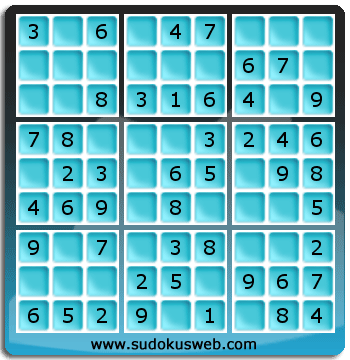 Sudoku de Nivel Muy F&aacute;cil
