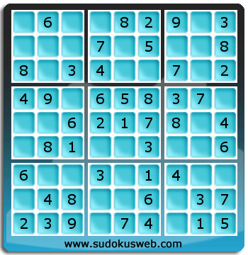 Sudoku de Nivel Muy F&aacute;cil