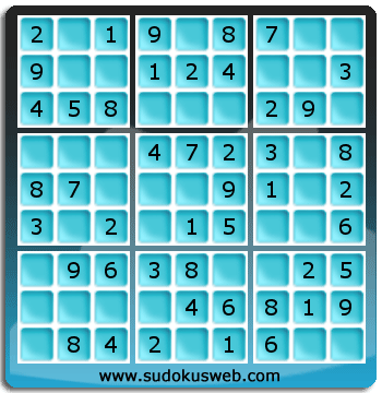 Sudoku de Niveau Très Facile Sudoku de Niveau Très Facile