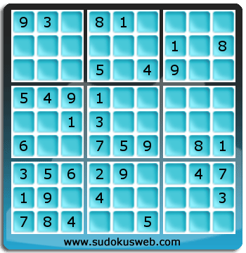 Sudoku de Niveau Facile Sudoku de Niveau Facile