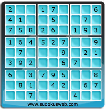 Sudoku de Nivel Muy F&aacute;cil