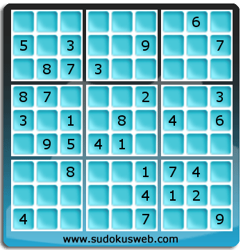 Sudoku von mittelm&auml;ssiger h&ouml;he