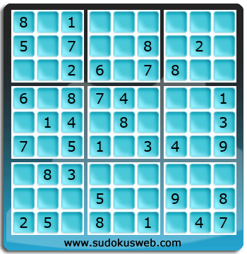 Sudoku de Nivel F&aacute;cil