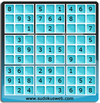 Sudoku de Niveau Tr&egrave;s Facile