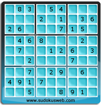 Sudoku de Nivel Fácil Sudoku de Nivel Fácil