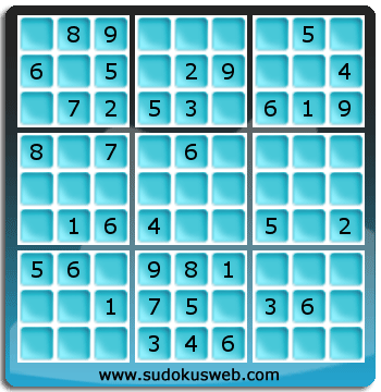 Sudoku de Nivel Fácil Sudoku de Nivel Fácil