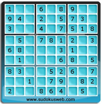 Sudoku de Nivel Muy Fácil Sudoku de Nivel Muy Fácil