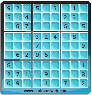 Sudoku de Nivel Fácil Sudoku de Nivel Fácil
