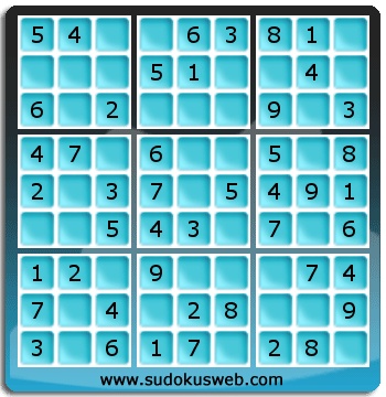 Sudoku de Nivel Muy Fácil Sudoku de Nivel Muy Fácil