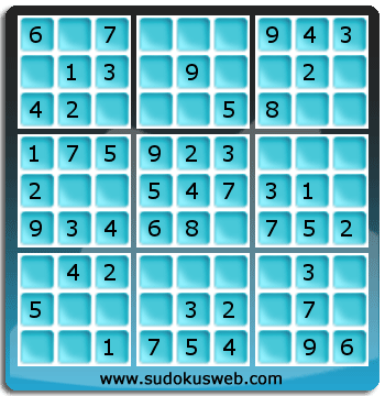 Sudoku de Nivel Muy Fácil Sudoku de Nivel Muy Fácil