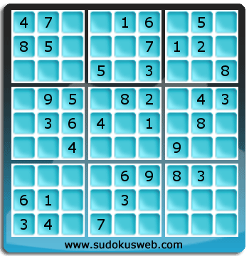 Sudoku de Nivel Fácil Sudoku de Nivel Fácil