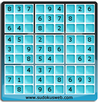 Sudoku de Nivel Muy Fácil Sudoku de Nivel Muy Fácil