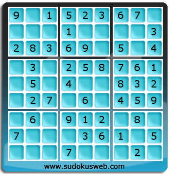 Sudoku de Nivel Muy Fácil Sudoku de Nivel Muy Fácil