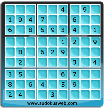 Sudoku de Nivel Fácil Sudoku de Nivel Fácil