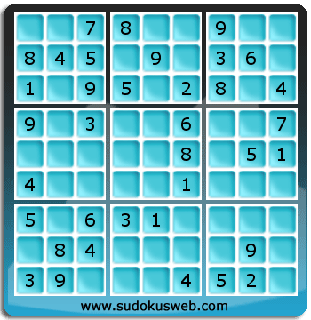 Sudoku de Nivel Fácil Sudoku de Nivel Fácil