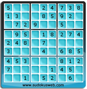Sudoku de Nivel Muy Fácil Sudoku de Nivel Muy Fácil