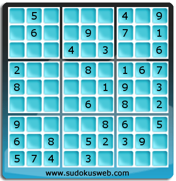 Sudoku de Nivel Fácil Sudoku de Nivel Fácil