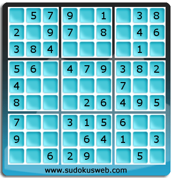 Sudoku de Nivel Muy Fácil Sudoku de Nivel Muy Fácil