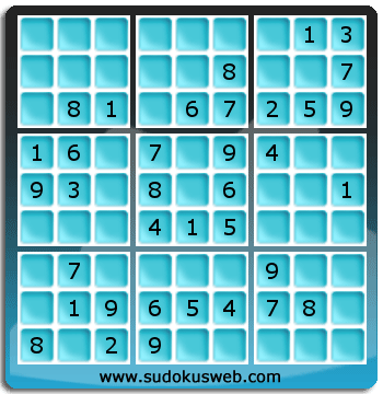Sudoku de Nivel Fácil Sudoku de Nivel Fácil