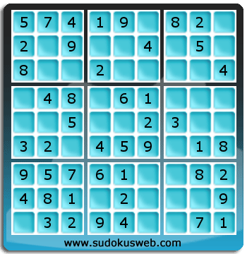 Sudoku de Nivel Muy Fácil Sudoku de Nivel Muy Fácil
