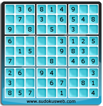 Sudoku de Nivel Muy Fácil Sudoku de Nivel Muy Fácil
