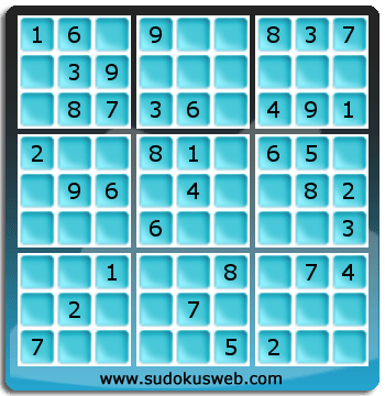 Sudoku de Nivel Fácil Sudoku de Nivel Fácil