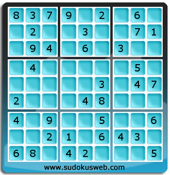 Sudoku de Nivel Fácil Sudoku de Nivel Fácil
