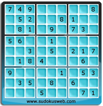 Sudoku de Nivel Fácil Sudoku de Nivel Fácil