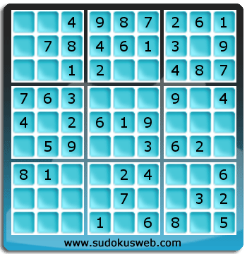 Sudoku de Nivell Molt Fàcil Sudoku de Nivell Molt Fàcil