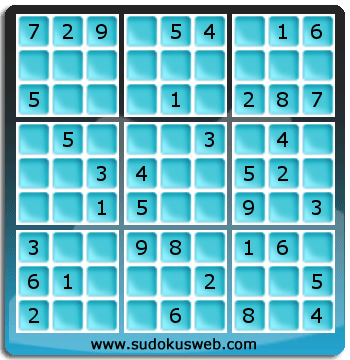 Sudoku de Nivel Fácil Sudoku de Nivel Fácil