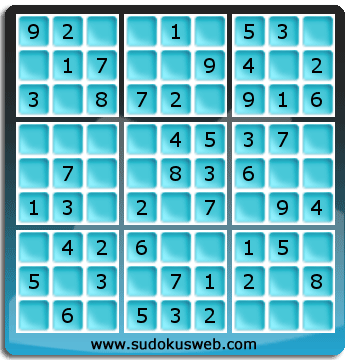 Sudoku de Nivel Muy Fácil Sudoku de Nivel Muy Fácil