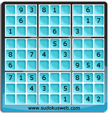 Sudoku de Nivel Fácil Sudoku de Nivel Fácil