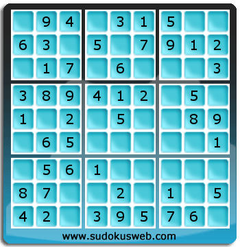 Sudoku de Nivel Muy Fácil Sudoku de Nivel Muy Fácil
