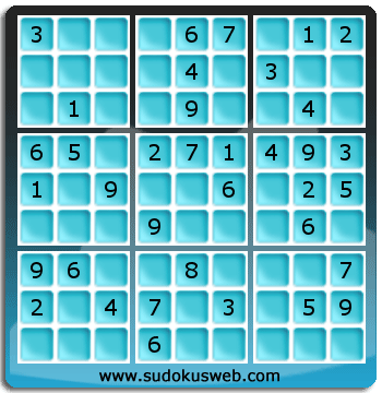 Sudoku de Nivel Fácil Sudoku de Nivel Fácil