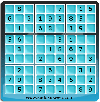 Sudoku de Nivel Muy Fácil Sudoku de Nivel Muy Fácil