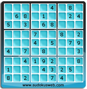 Sudoku de Nivel Fácil Sudoku de Nivel Fácil