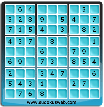 Sudoku de Nivel Muy Fácil Sudoku de Nivel Muy Fácil