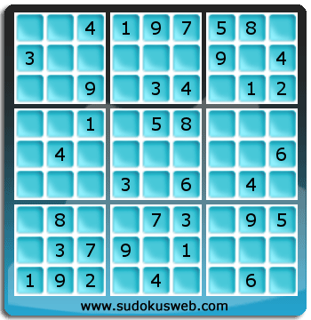 Sudoku de Nivel Fácil Sudoku de Nivel Fácil