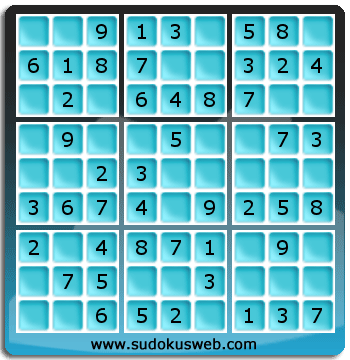Sudoku de Nivel Muy Fácil Sudoku de Nivel Muy Fácil