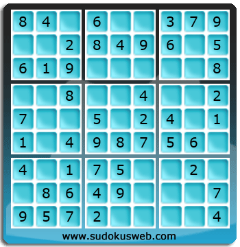 Sudoku de Nivel Muy Fácil Sudoku de Nivel Muy Fácil