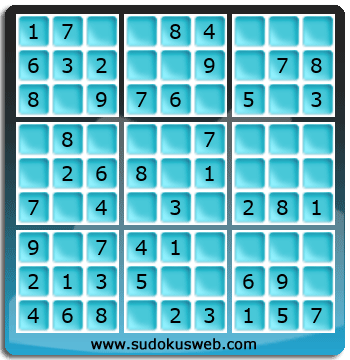 Sudoku de Nivel Muy Fácil Sudoku de Nivel Muy Fácil