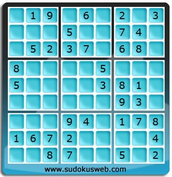 Sudoku de Nivel Fácil Sudoku de Nivel Fácil