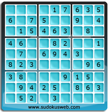 Sudoku de Nivel Muy Fácil Sudoku de Nivel Muy Fácil