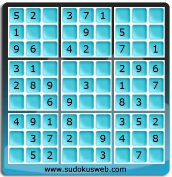 Sudoku de Nivel Muy Fácil Sudoku de Nivel Muy Fácil