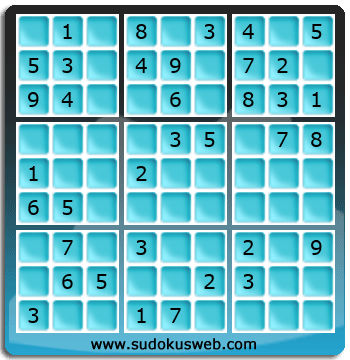 Sudoku de Nivel Fácil Sudoku de Nivel Fácil