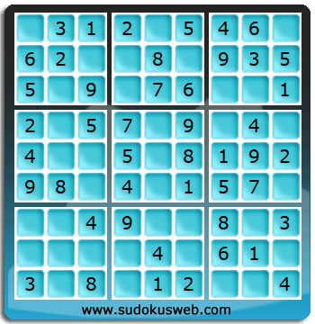 Sudoku de Nivel Muy Fácil Sudoku de Nivel Muy Fácil