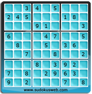 Sudoku de Nivel Fácil Sudoku de Nivel Fácil