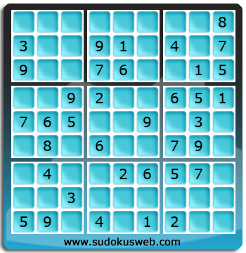 Sudoku de Nivel Fácil Sudoku de Nivel Fácil