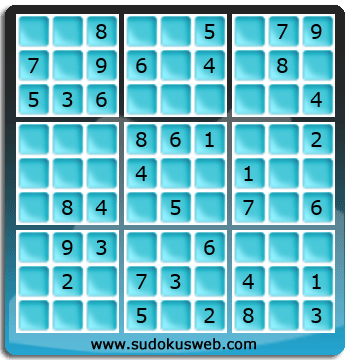 Sudoku de Nivel Fácil Sudoku de Nivel Fácil